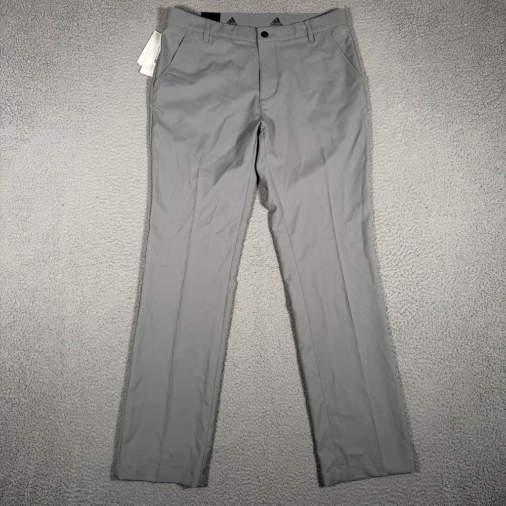 Adidas Pants Mens 32x32 Gray ULT365 Performance Golf Stretch Pockets Preppy NWT